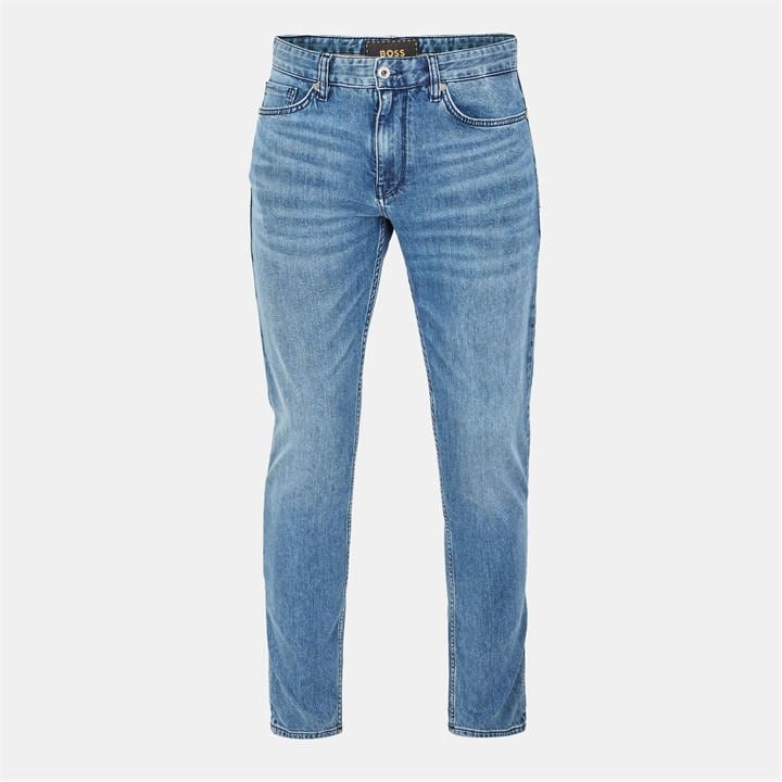 Boss Men's Blue L Delaware Slim Fit Jeans in Size 30 R, Sports Direct