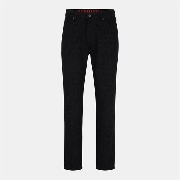 Hugo Men's Black Slim Fit Jeans in Size L, Sports Direct