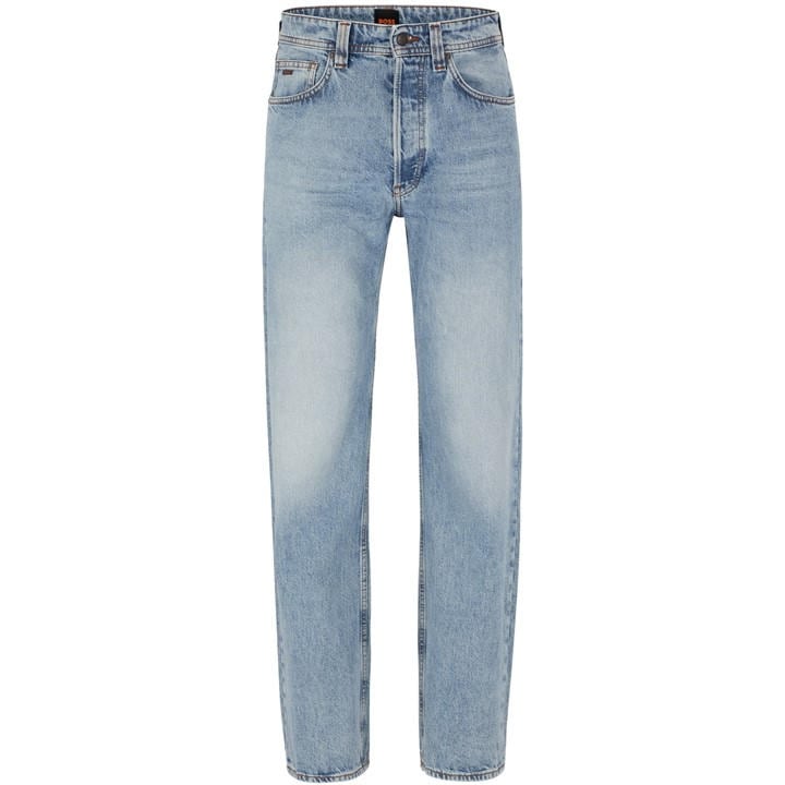 Boss Men's Blue Akron Bc Slim Fit Jeans in Size 38 R, Sports Direct