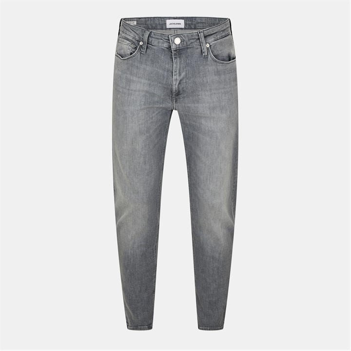 Jack And Jones Men's Grey Clark Evan Straight Leg Jeans in Size 28 R, Sports Direct