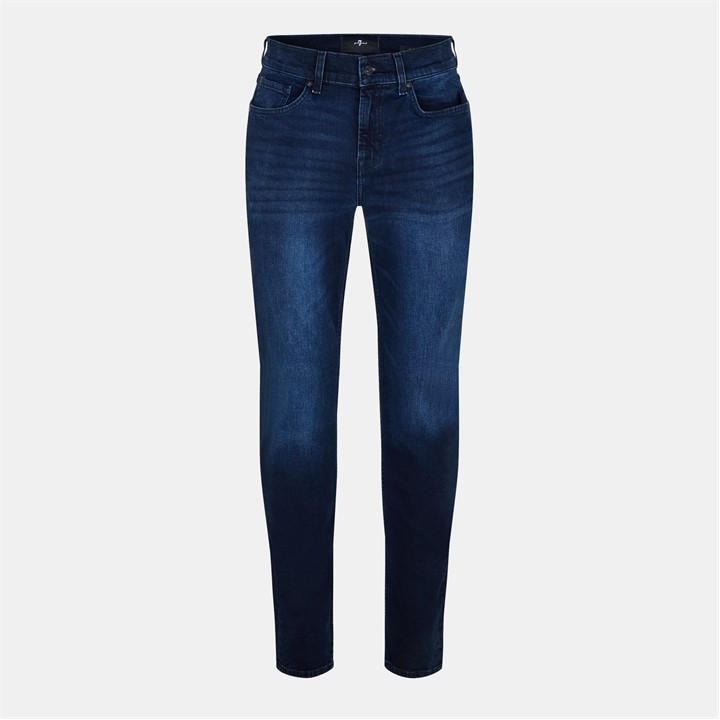7 For All Mankind Men's Blue Slimmy Slim Fit Jeans in Size 30 S, Sports Direct