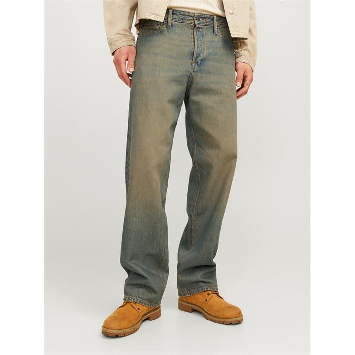 Jack And Jones Men's Blue Alex Straight Leg Jeans in Size 29 R, Sports Direct