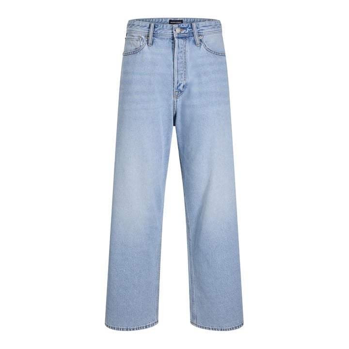 Jack And Jones Men's Blue Ron Jean Straight Leg Jeans in Size 28 R, Sports Direct