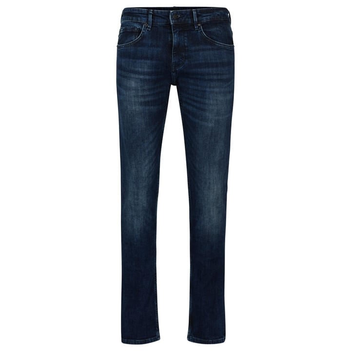 Boss Men's Blue Charleston4 Slim Fit Jeans in Size 40 R, Sports Direct
