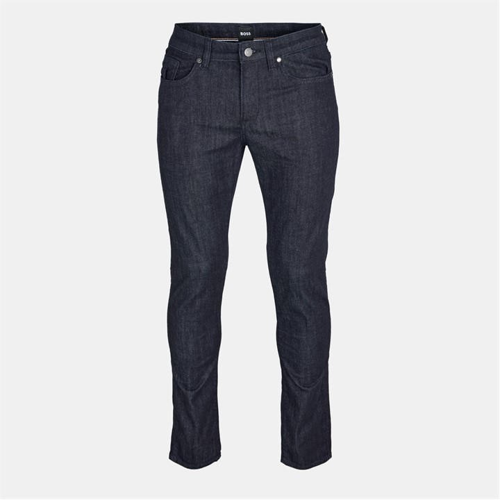 Boss Men' Blue Delaware3 Slim Fit Jeans in Size S, Sports Direct