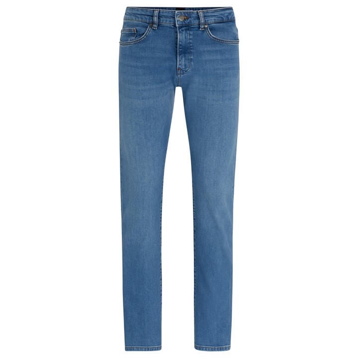 Boss Men's Blue Delaware3 Slim Fit Jeans in Size 38 R, Sports Direct