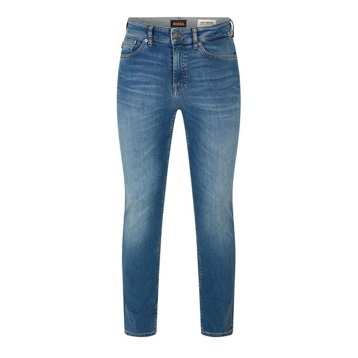 Boss Men's Blue Delaware Bo Jeans in Size 30 R, Sports Direct