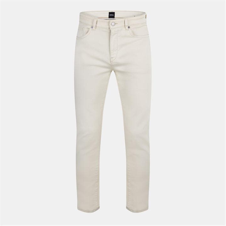 Boss Men's White Delaware3 Slim Fit Jeans in Size 38 S, Sports Direct