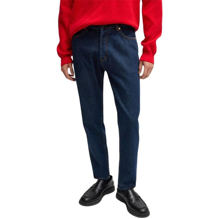 Hugo Men's Blue Slim Fit Jeans in Size M, Sports Direct