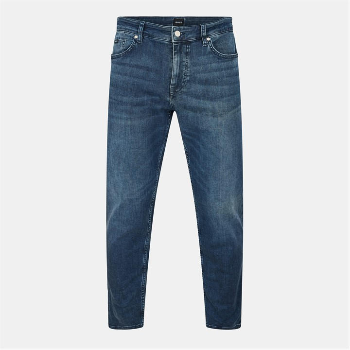 Boss Men's Blue H Re.maine Slim Fit Jeans in Size L, Sports Direct