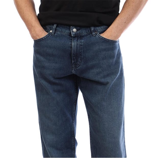Navy - Boss - Men's H Re.Maine Slim Fit Jeans