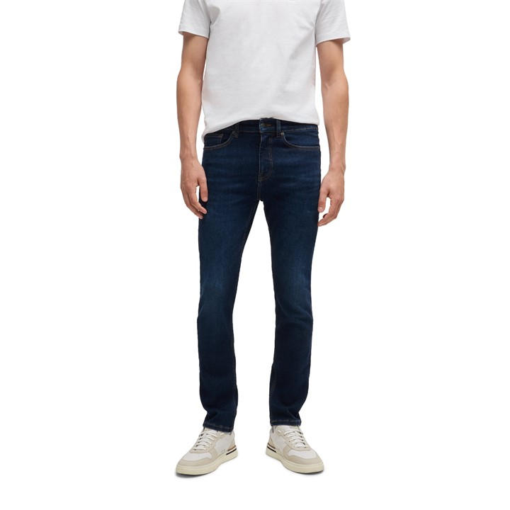 Boss Men's Blue Delaware Bo Jeans in Size 38 R, Sports Direct