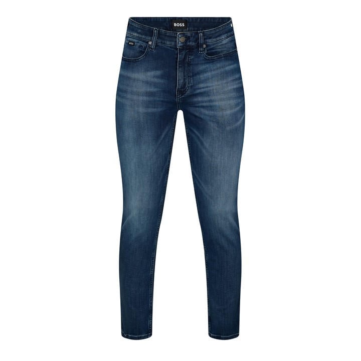 Boss Men's Blue H-Delaware 10263151 02 Slim Fit Jeans in Size 38 R, Sports Direct