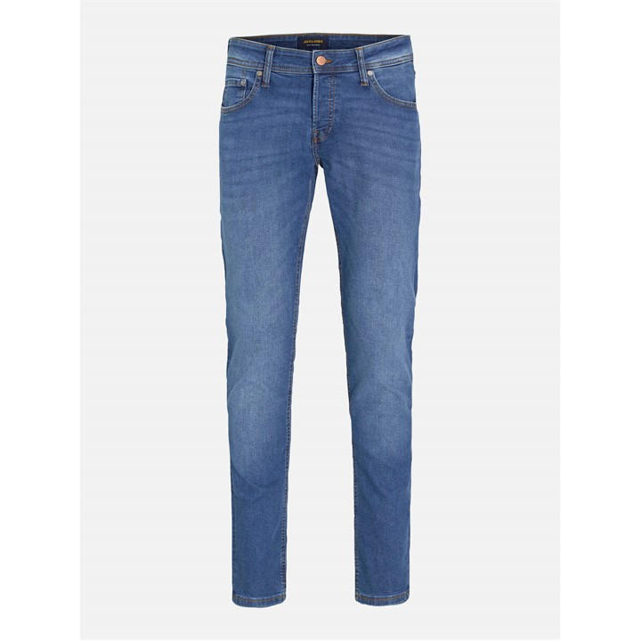 Jack And Jones Men's Blue Jack Glenn Slim Jeans Plus Size