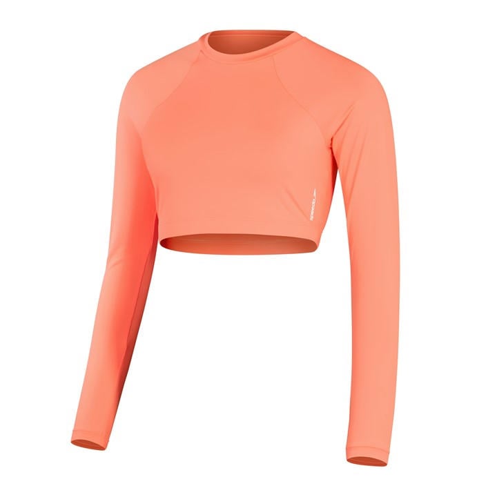 Speedo Women's Orange Crop Top in Size 10, Sports Direct
