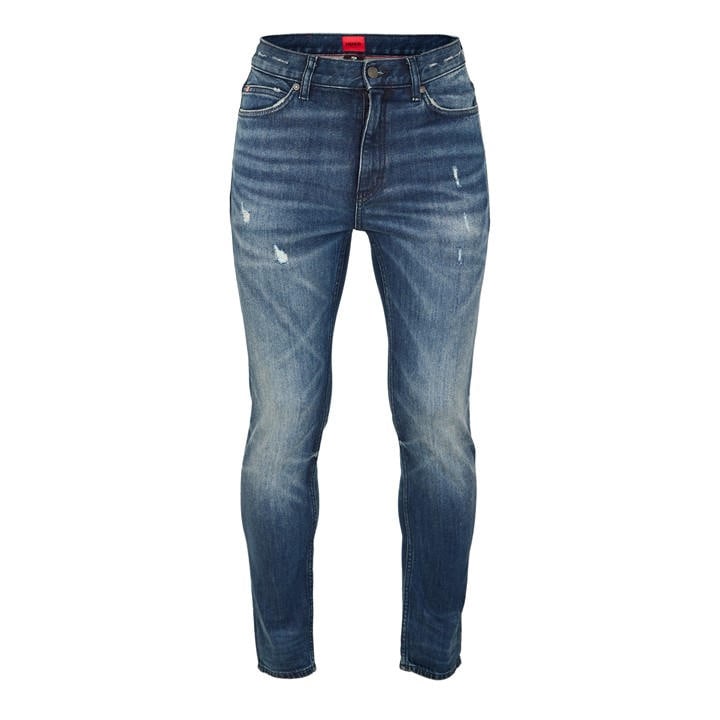 Hugo Men's Blue Slim Fit Jeans in Size 34 R, Sports Direct
