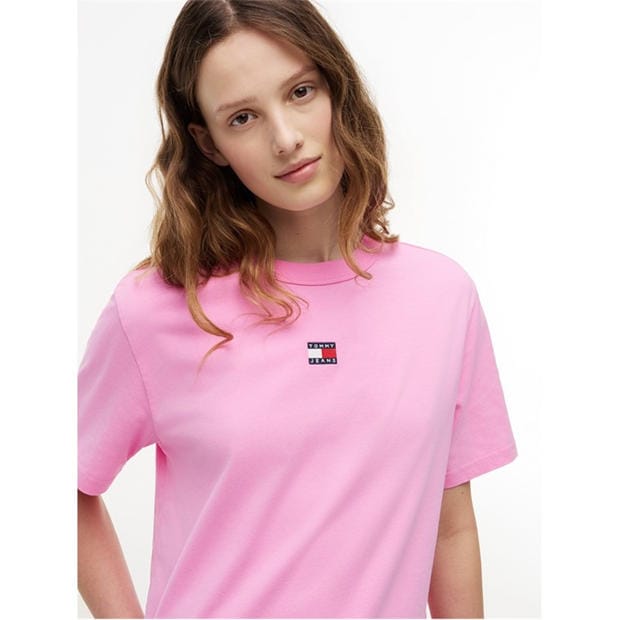 Pink Daisy - Tommy Jeans - Logo T-Shirt