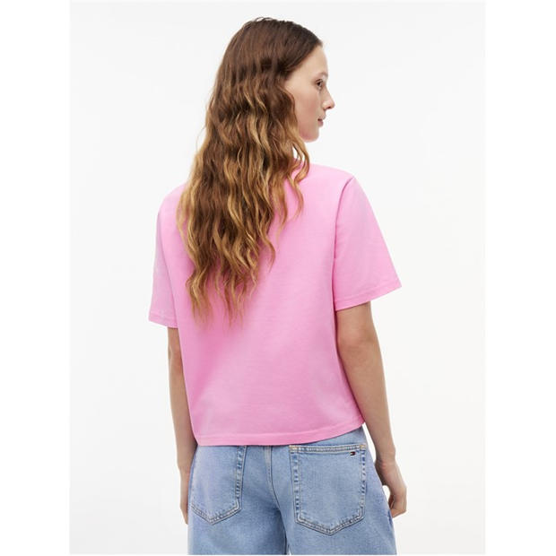 Pink Daisy - Tommy Jeans - Logo T-Shirt