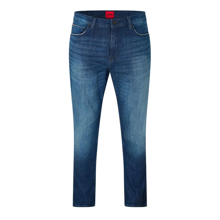 Hugo Men's Blue Slim Fit Jeans in Size M, Sports Direct