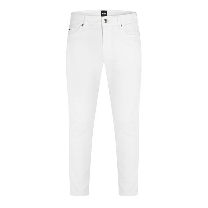 Boss Men's White Delaware3 Jeans in Size 38 S, Sports Direct