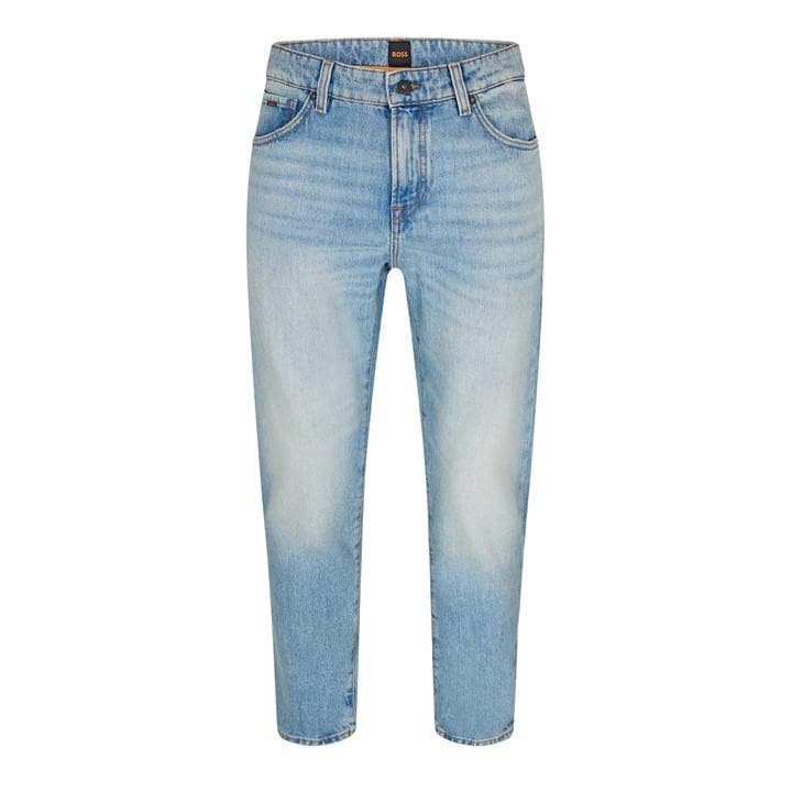 Boss Men's Blue Re.maine Bc Slim Fit Jeans in Size M, Sports Direct