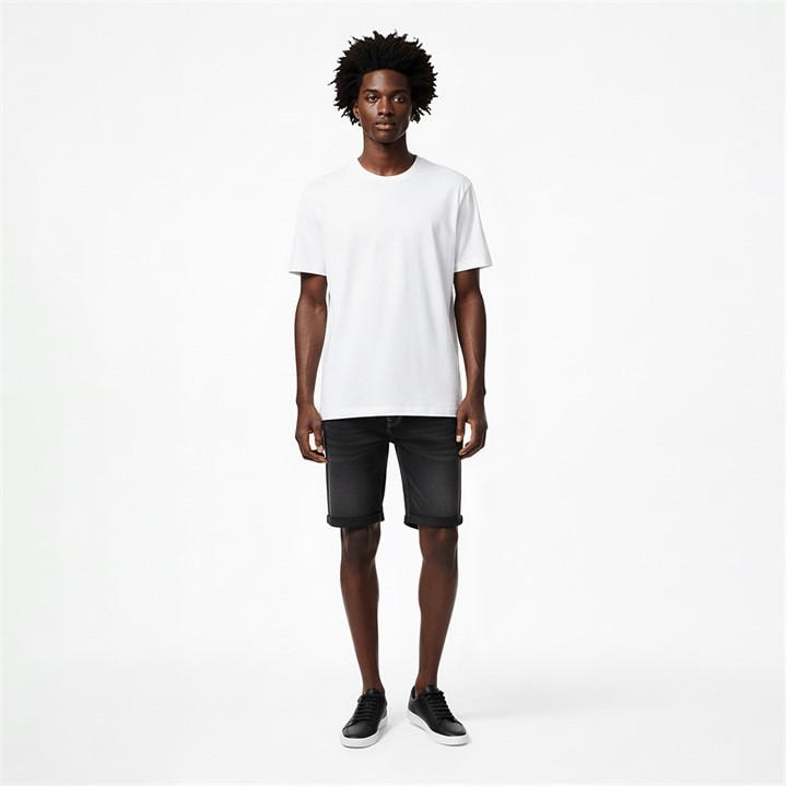 Hugo Men's Grey Denim Shorts in Size L, Sports Direct