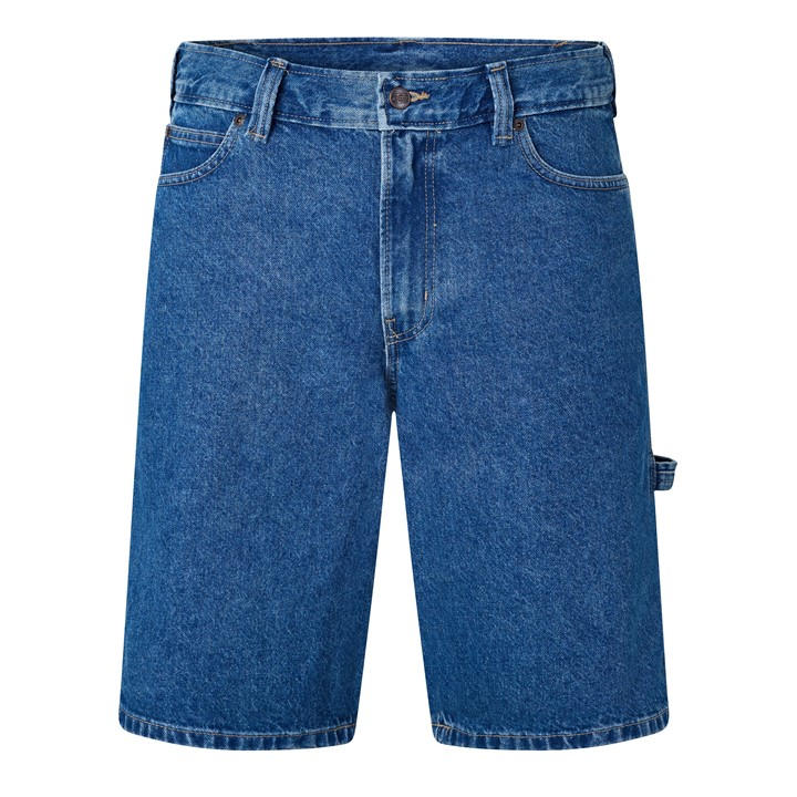 Dickies Men's Blue Denim Shorts in Size M, Sports Direct