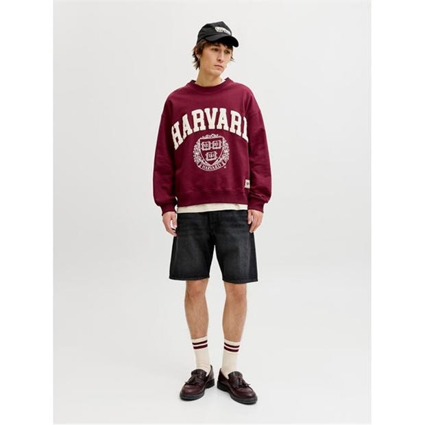 Black Denim - Jack and Jones - Mens Tony Loose Denim Shorts