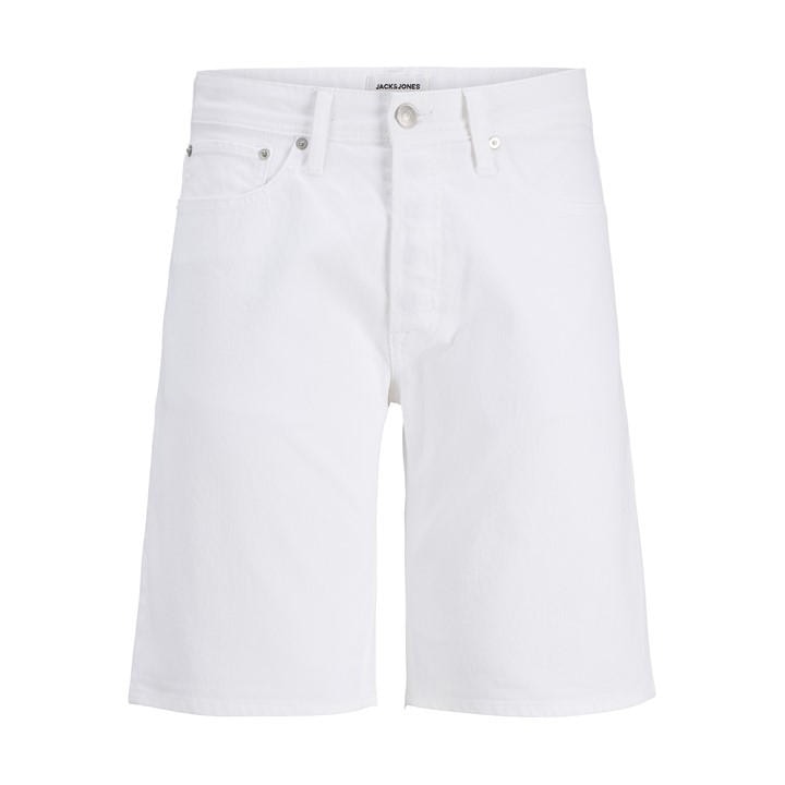 Jack And Jones Men's White Rick Slim Denim Shorts in Size XL, Sports Direct