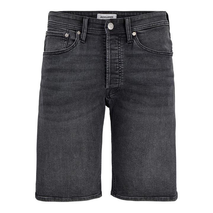 Jack And Jones Men's Black Rick Slim Denim Shorts in Size 2XL, Sports Direct