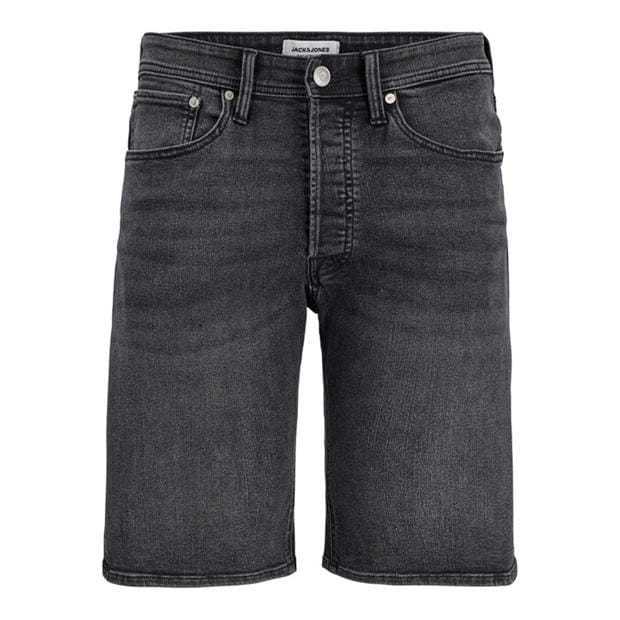 Black Denim - Jack and Jones - Mens Rick Slim Denim Shorts