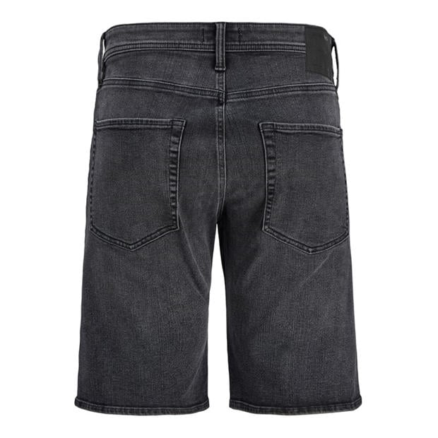 Black Denim - Jack and Jones - Mens Rick Slim Denim Shorts
