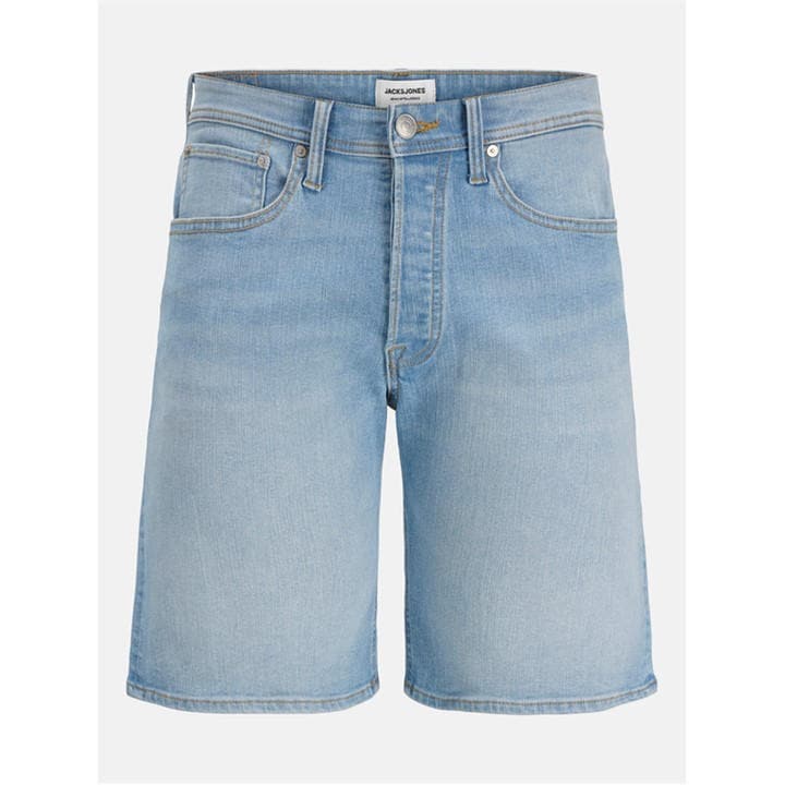 Jack And Jones Men' Blue Rick Slim Denim Shorts in Size S, Sports Direct