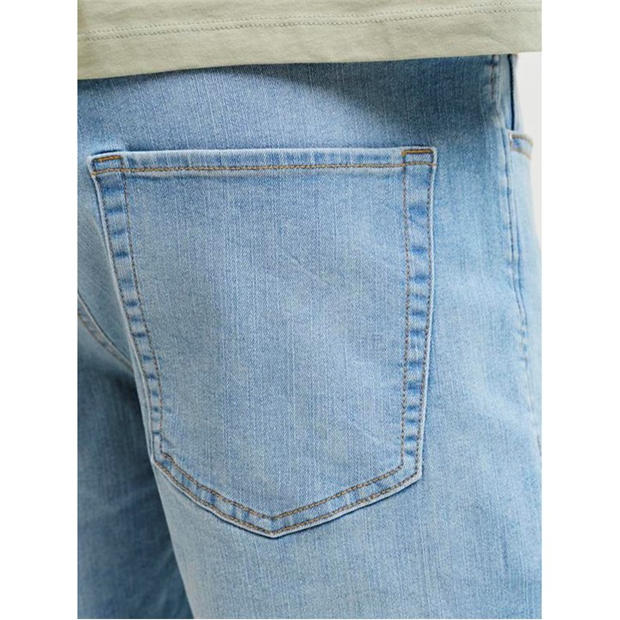 Lt Blue Denim - Jack and Jones - Mens Rick Slim Denim Shorts