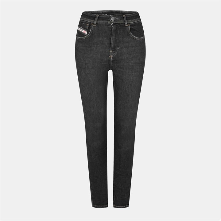Diesel Women's Black Super Skinny 1984 Slandy-High Jeans in Size 26 R, Sports Direct