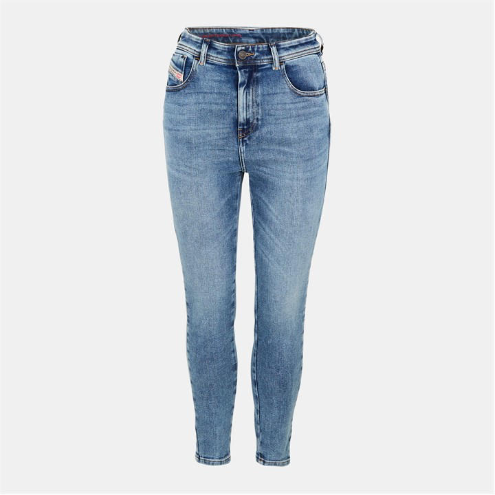 Diesel Women's Blue Super Skinny 1984 Slandy-High Jeans in Size 28 S, Sports Direct