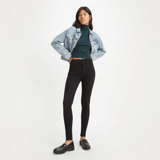 Black Celestial - Levis - Mile High Super Skinny Jeans