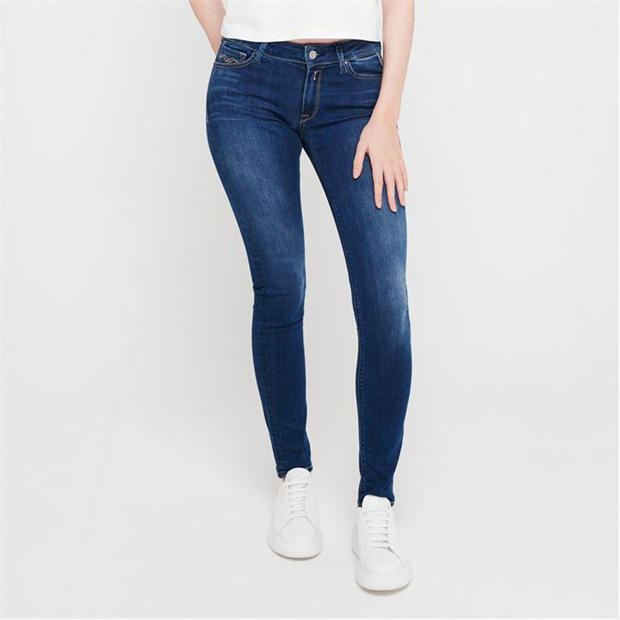 Med Blue 009 - Replay - Luzien Power Stretch Skinny Jeans