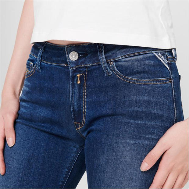 Med Blue 009 - Replay - Luzien Power Stretch Skinny Jeans