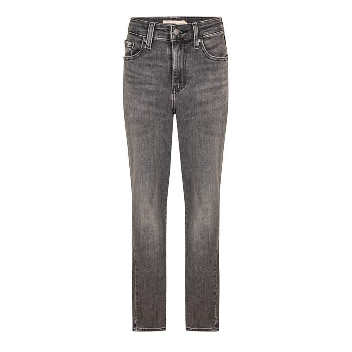 Levis Women's Black 721 High Rise Skinny Jeans in Size 32 R, Sports Direct