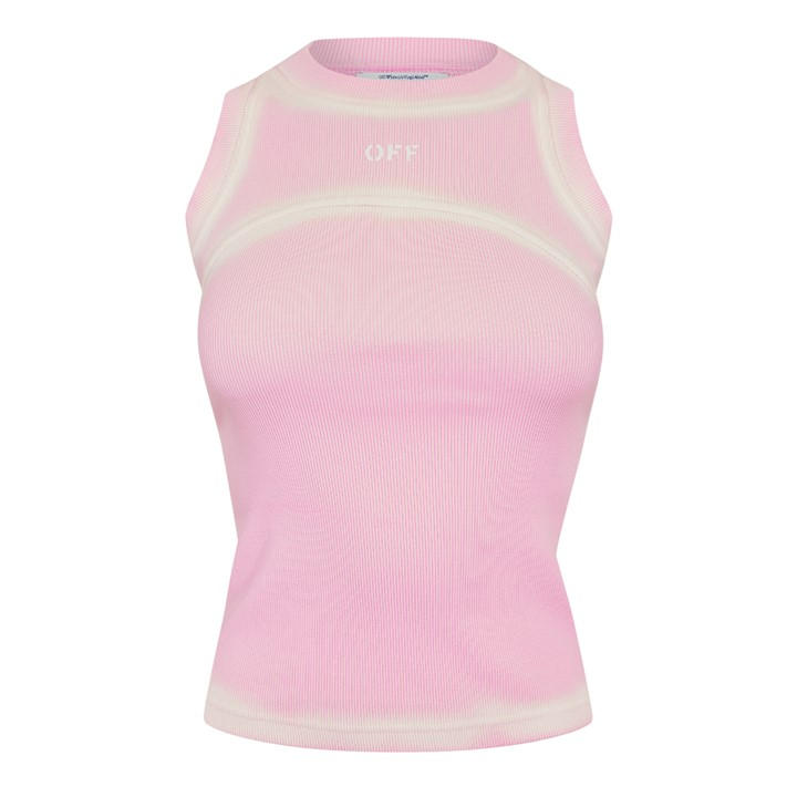 Off White Women's Pink Off Spray Tank Ld61 in Size 12, Sports Direct