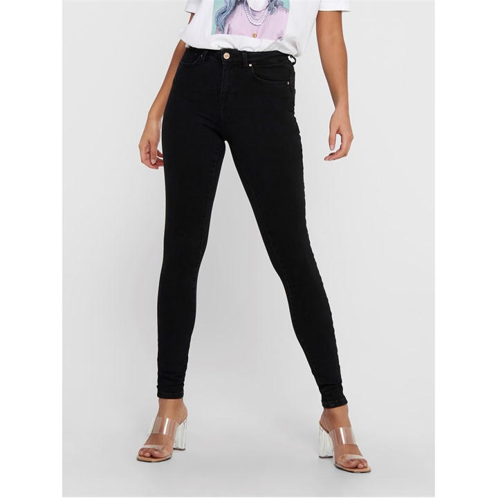 Only Women's Black Skinny Jeans in Size 30 S, Sports Direct