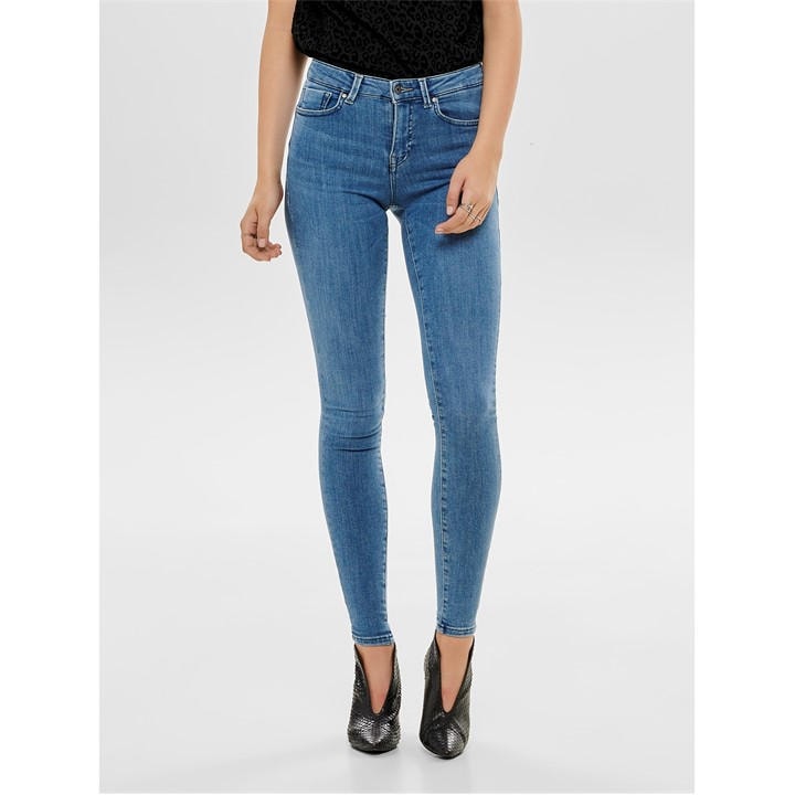 Only Women's Blue Skinny Jeans in Size 32 S, Sports Direct
