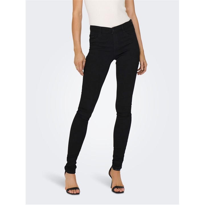 Only Women's Black Rain Skinny Jeans in Size 30 S, Sports Direct