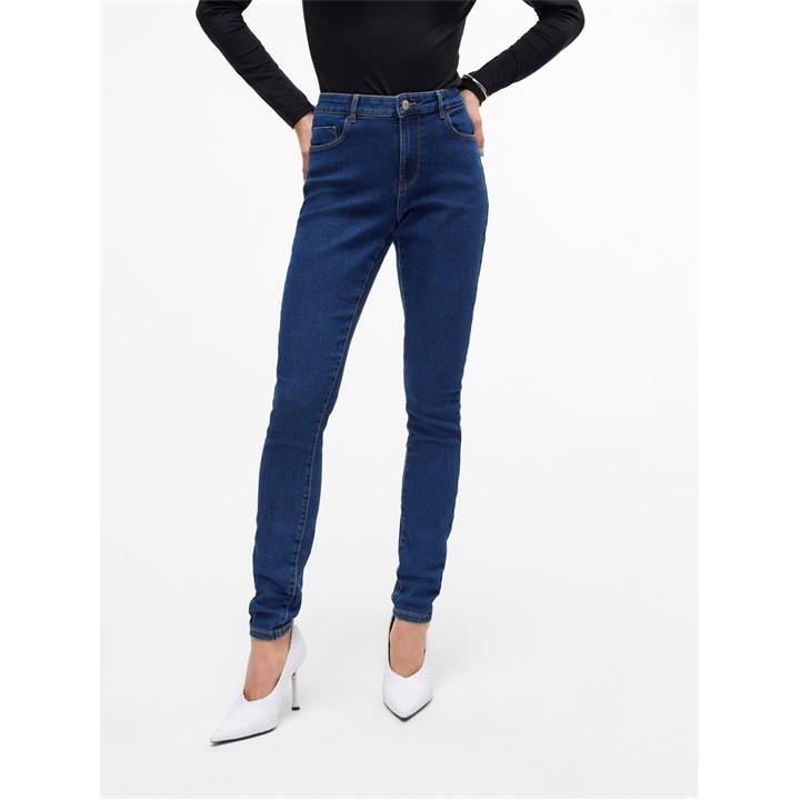 Vero Moda Women's Blue Skinny Jeans in Size 26 R, Sports Direct