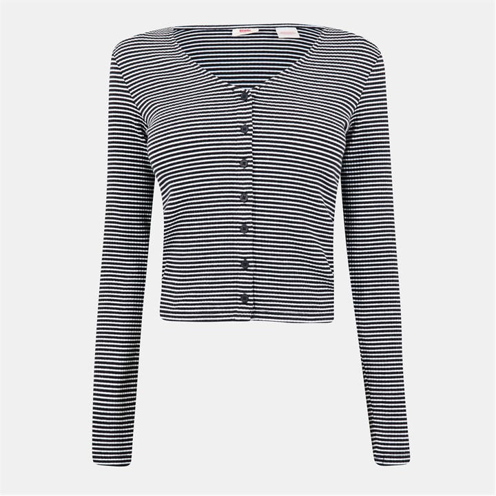Levis Women's  Long Sleeve Crop Top in Size 14, Sports Direct
