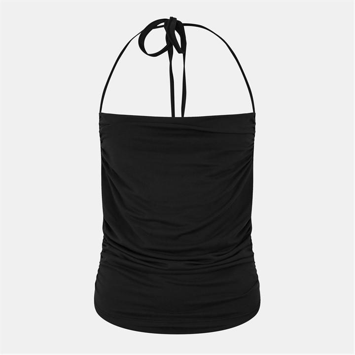 Jack Wills Women's  Slinky Halter Neck Cami Top in Size 12, Sports Direct