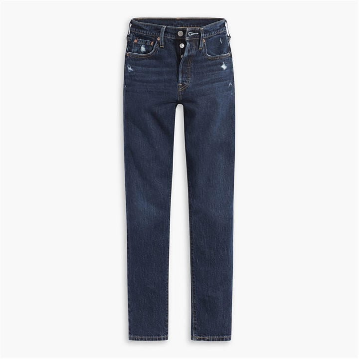 Levis Women's Blue 501 Skinny Jea in Size 24 L28, Sports Direct