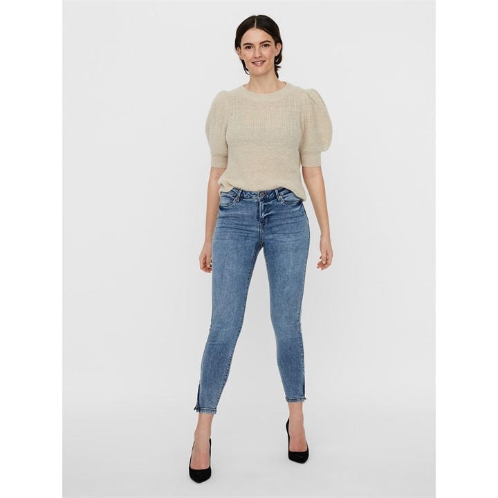 Vero Moda Women's Blue Skinny Jeans in Size 26 R, Sports Direct