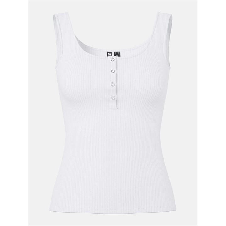 Pieces Women's White Kitte Tank T Ld63 in Size 10, Sports Direct